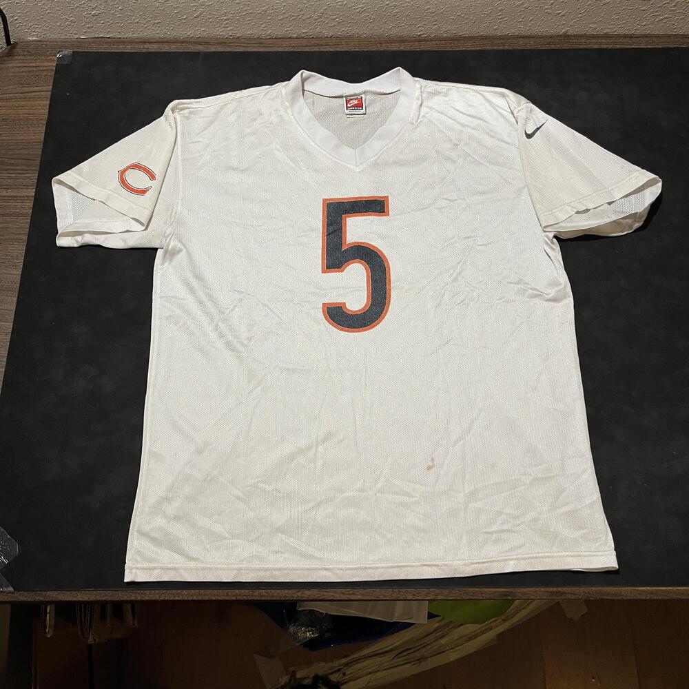 Vintage Chicago Bears Jersey Shirt Mens XL White NFL Football Nike 90s